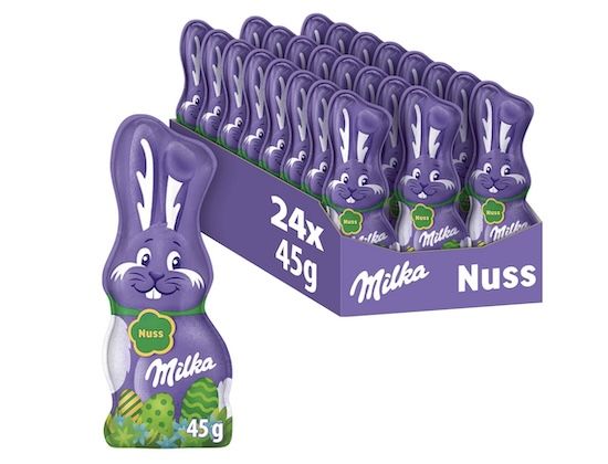 🍫 24x 45g Milka Schmunzelhase Nuss ab 20,28€ (statt 29€) 🍫 24x 45g Milka Schmunzelhase Nuss ab 20,28€ (statt 29€)