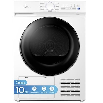 💨 Midea Wärmepumpentrockner mit UV-Licht, 10 kg für 424,99€ (statt 499€)