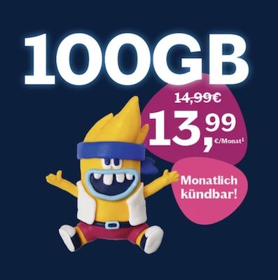 Lebara: o2 Allnet-Flat mit 100GB & 300 Minuten in 50 Länder für 13,99€ mtl. + 15€ Bonus
