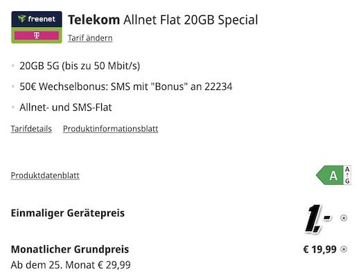 🤔 Fehler? (über 250€ Ersparnis) 🔥 Google Pixel 10 Pro für 1€ + 20GB Telekom Allnet für 19,99€ + 50€ Bonus