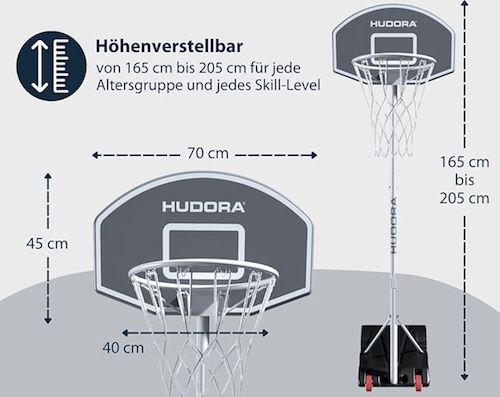 🏀 HUDORA All Stars 205 höhenverstellbarer Basketballkorb für 46€ (statt 78€) 🏀 HUDORA All Stars 205 höhenverstellbarer Basketballkorb für 46€ (statt 78€)