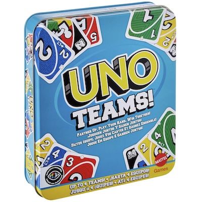 🃏 Mattel Games UNO Teams Kartenspiel (mit Zweier-Teams) ab 9,30€ (statt 16€)