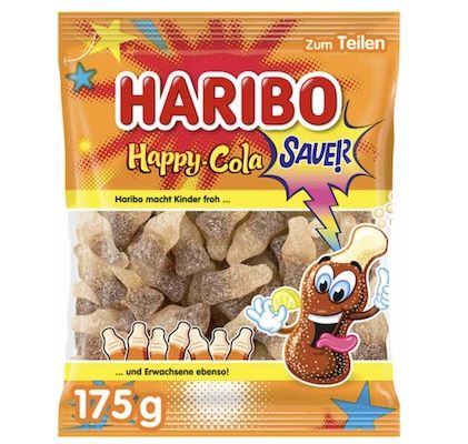 😋 11x Haribo Happy-Cola Sauer, je 175g ab 7,45€ (statt 12€) – Neukunden