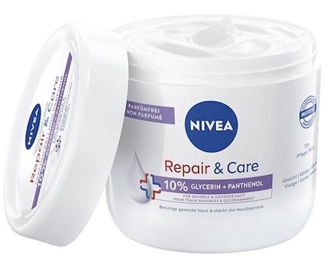 🧴 NIVEA Repair & Care Creme parfümfrei (400ml) ab 5,39€ (statt 7€)   Prime