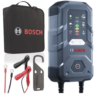 🚘 Bosch C70 Batterieladegerät mit Erhaltungsladungs-Funktion für 78,97€ (statt 93€)