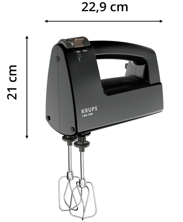 Krups F60858 Mix Handmixer 50W: 60 Jahre Editionfür 47,98€ (statt 62€)