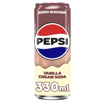 🥤 24x Pepsi Zero Zucker Vanilla Cream Soda, 330ml ab 16,99€ (statt 24€) – nur 0,71€/Dose