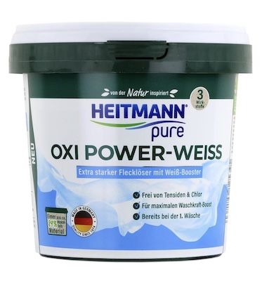 🧺 HEITMANN pure Oxi Power-Weiß, 500g ab 3,79€ (statt 5€) – Prime