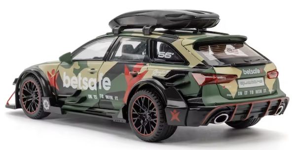 🚗 Audi RS6 Modell Auto (1:24) mit Licht  & Soundeffekt für 17,29€ (statt 30€)