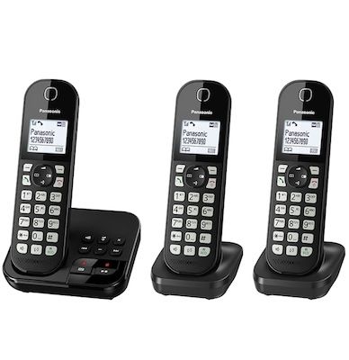 📞 Panasonic KX-TGC463 Trio-Telefon mit Anrufbeantworter für 39,99€ (statt 65€)