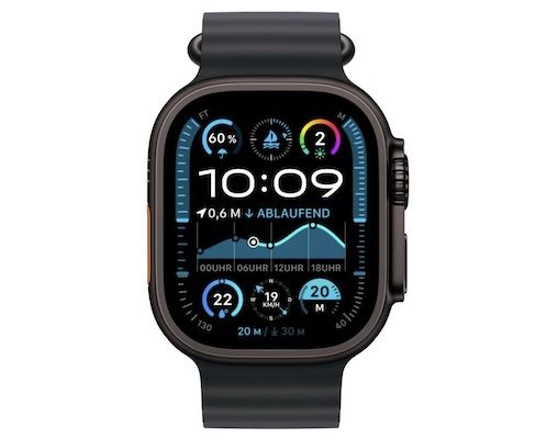 🍏⌚ Apple Watch Ultra 2 (49mm, Ocean-Armband) in Titan-Schwarz für 572,20€ (statt 655€) - US-Geräte! 🍏⌚ Apple Watch Ultra 2 (49mm, Ocean Armband) in Titan Schwarz für 572,20€ (statt 655€) US Geräte!