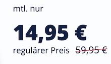 🔥 Young Tarif: Telekom Magenta Mobil L Young mit 200GB 5G für 14,95€ mtl. 🔥 Young Tarif: Telekom Magenta Mobil L Young mit 200GB 5G für 14,95€ mtl.