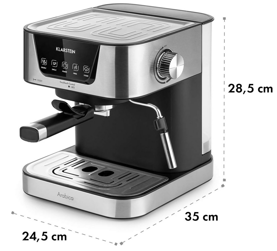 ☕ Klarstein Arabica Espressomaschine 15 Bar, 2 Tassen für 88,85€ (statt 130€) ☕ Klarstein Arabica Espressomaschine 15 Bar, 2 Tassen für 88,85€ (statt 130€)