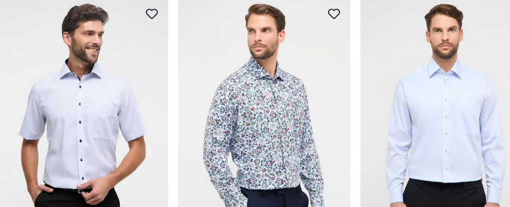 👔 Eterna Valentinstag Hemden Sale ‼️28% Rabatt auf Alles ❤️