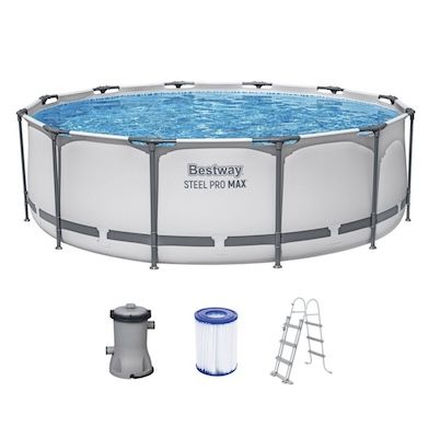 💦 Bestway Steel Pro MAX Swimming Pool Set 366 x 100 cm für 186,69€ (statt 208€)