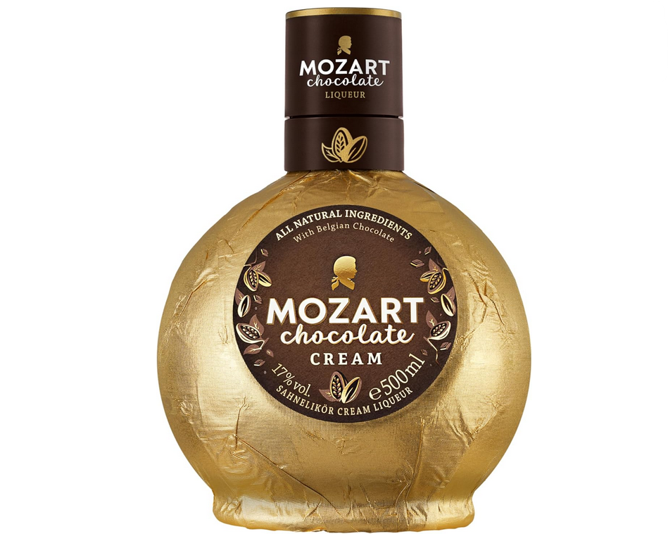 Mozart Chocolate Cream Gold 17% Likör 0,5l ab 10,79€ (statt 17€)