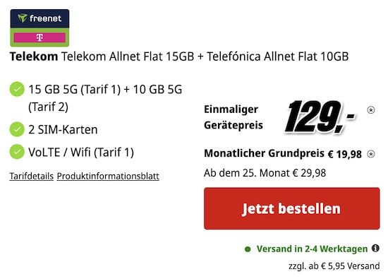 🔥 Google Pixel 10 Pro inkl. Pixelsnap für 129€ + 15GB Telekom Allnet & 10GB o2 Allnet für 19,98€ mtl. 🔥 Google Pixel 10 Pro inkl. Pixelsnap für 129€ + 15GB Telekom Allnet & 10GB o2 Allnet für 19,98€ mtl.