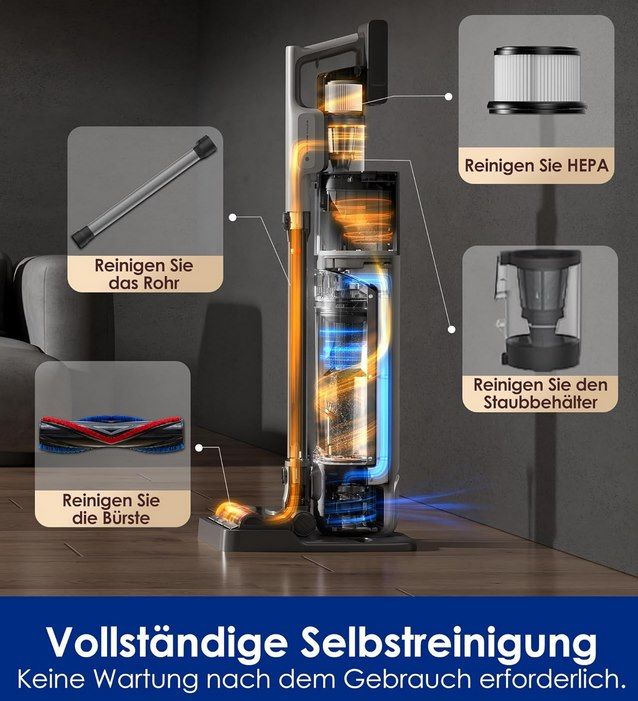 🧹 Tineco Pure ONE Station 5 PRO Akku Staubsauger mit Selbstreinigung für 369,99€ (statt 399€)