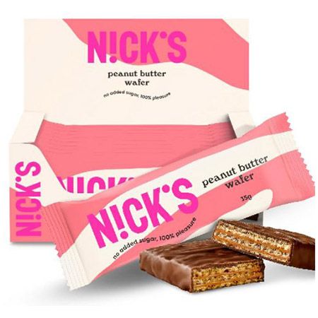 🍫 9er Pack NICKS Low Carb Peanut Butter Wafer Riegel ab 12,72€ (statt 16€)