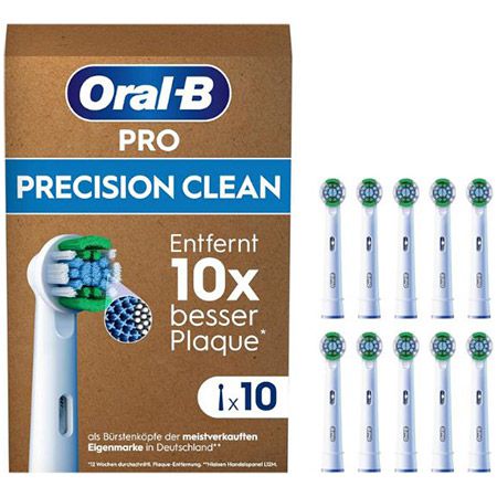🪥 10er Pack Oral-B Pro Precision Clean Aufsteckbürsten für 20,39€ (statt 27€)