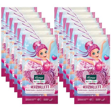🛀🏻 12x Kneipp Naturkind Badekristalle + Konfetti Herzballett ab 13,78€ (statt 23€)