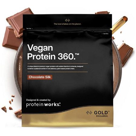 💪🏻 1kg Protein Works Vegan Protein 360 GOLD Chocolate Silk ab 14€ (statt 24€)