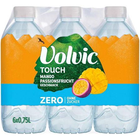 🥭 6er Pack Volvic Touch Zero Mango-Passionsfrucht, 0,75L ab 5,69€ (statt 8€)
