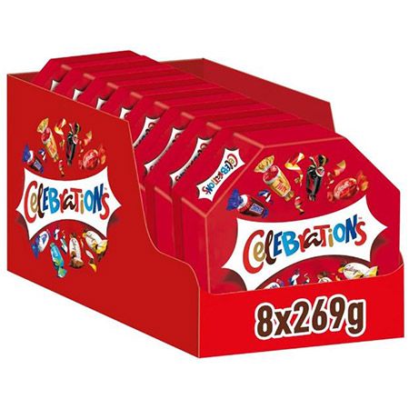 🍬 8er Pack Celebrations Mini-Schokoriegel Mix (2,15kg) ab 31,97€ (statt 48€)