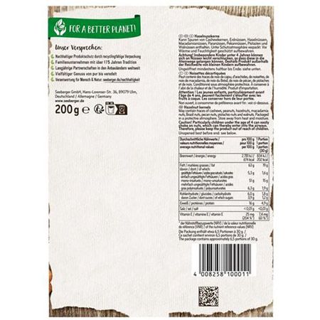 🌰 12er Pack Seeberger Haselnusskerne (2,2kg), Natur ab 58€ (statt 72€)