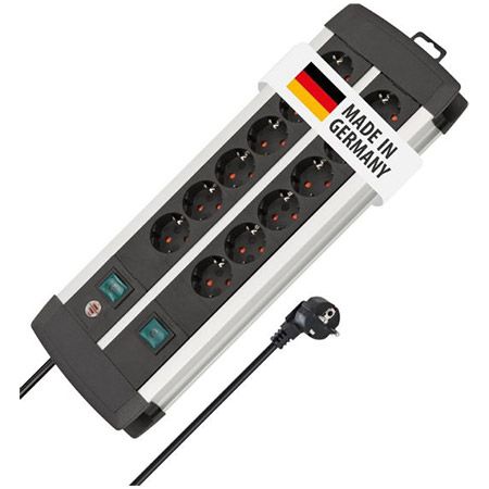 🔌 Brennenstuhl Premium-Alu-Line Steckdosenleiste, 12-Fach für 33,87€ (statt 41€)