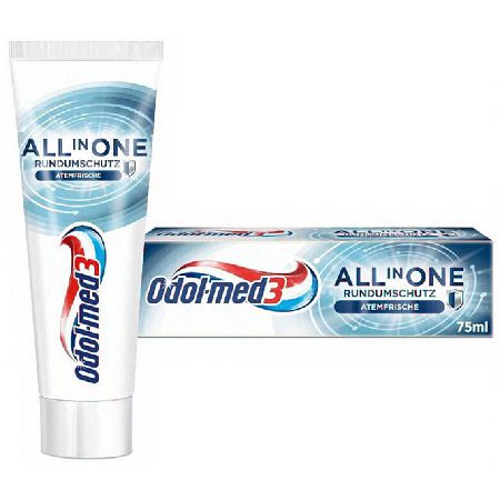 🪥 4x Odol-med3 All In One Schutz Atemfrische Zahnpasta ab 4,35€ (statt 9€)