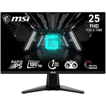 🖥️ MSI G255F 24,5″ FHD Gaming-Monitor mit 180Hz, 1ms für 89€ (statt 113€)