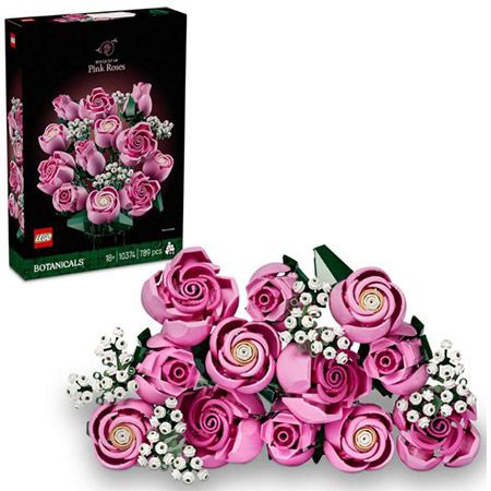 💐 LEGO 10374 Botanicals Rosa Rosenstrauß für 39,99€ (statt 52€)
