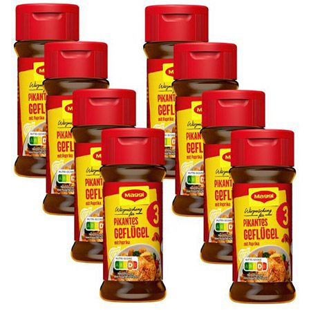 🍗 8er Pack MAGGI Würzmischung 3 für pikantes Geflügel ab 12,82€ (statt 16€)