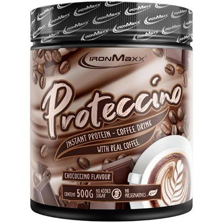 ☕ IronMaxx Proteccino Chocolate Protein Kaffee, 500g ab 22,46€ (statt 29€)