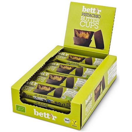 🍫 12er Pack Bettr Bio Pistaziencreme Butter Cups ab 22,97€ (statt 28€)