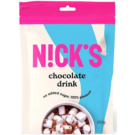 ☕ NICKS Heiße Schokolade ohne Zuckerzusatz, 250g ab 6,88€ (statt 9€)