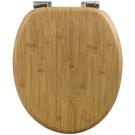 🚽 Woltu Premium WC-Toilettensitz in Bambus-Optik für 32,29€ (statt 40€)