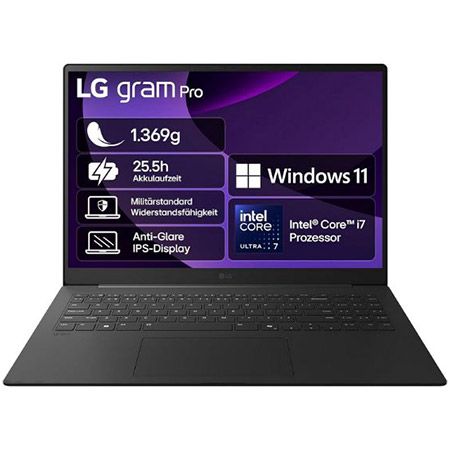 💻 LG gram Pro 17″ Laptop mit Core Ultra 7, 32GB/2TB für 1.582€ (statt 1.719€)