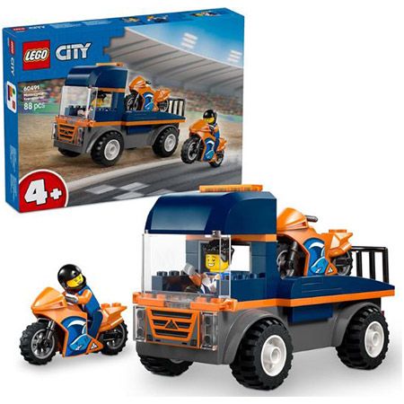🏍️ LEGO 60491 City Motorradtransporter Bauset für 13,92€ (statt 18€)
