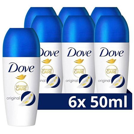 👃🏻 6er Pack Dove Advanced Care Deo Roll-On, 50ml ab 14,99€ (statt 21€)