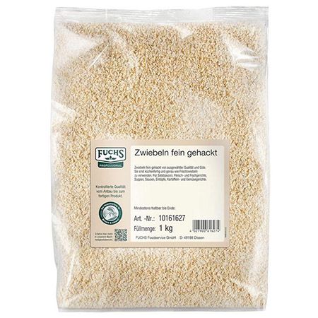 🧅 1kg Fuchs Zwiebeln Weiß, fein gehackt ab 11,99€ (statt 17€)