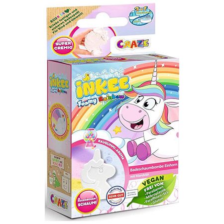 🛀🏻 INKEE Foamy Unicorn Badebombe, 60g für 2,45€ (statt 3,49€)