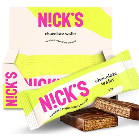 🍫 9er Pack NICKS Low Carb Waffel Schokoriegel ab 10,81€ (statt 16€)