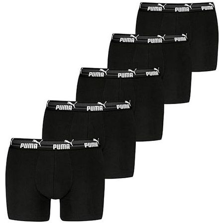 🩳 5er Pack PUMA Men Bold Logo Boxer ab 22€ (statt 37€)