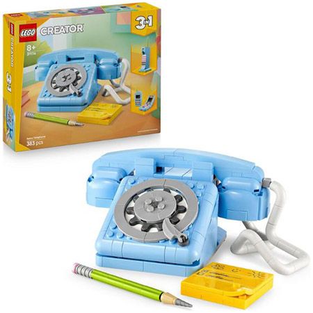 ☎️ LEGO 31174 Creator 3-in-1 Retro-Telefon Set für 19,99€ (statt 25€)