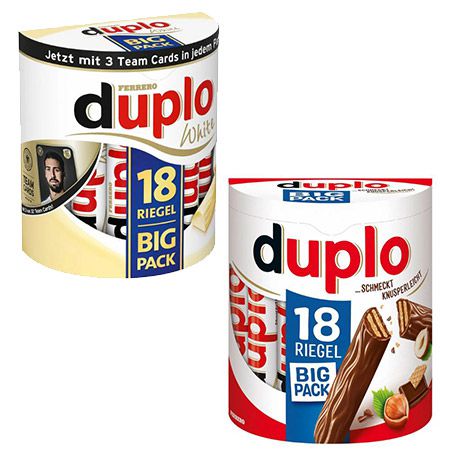 🍫 2x 18er Pack Duplo Classic oder White Riegel ab 6,78€ (statt 10€)