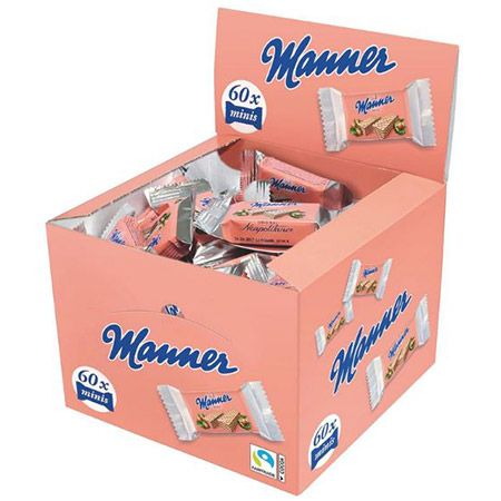 🍪 60er Pack Manner Neapolitaner Waffeln mit Haselnusscreme für 13,59€ (statt 23€)