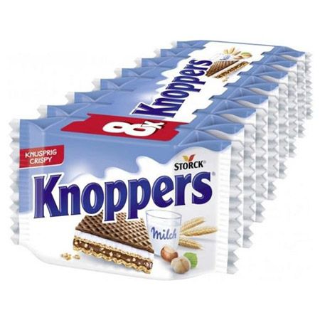 🍫 3 x 8er Pack Knoppers Haselnuss Schnitte ab 3,72€ (statt 8€)