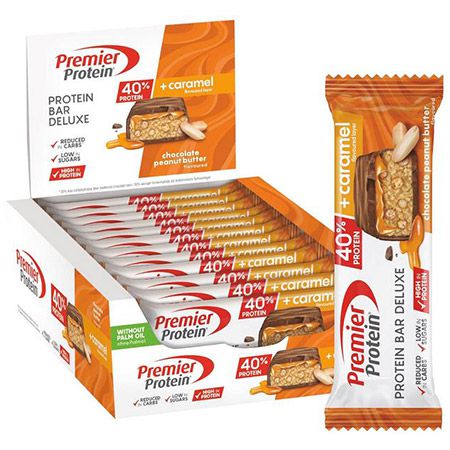 🍫 12er Pack Premier Protein Bar Deluxe, Chocolate Peanut Butter ab 10€ (statt 18€)